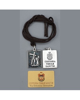 Medal of VI station of the way of the cross- Via Dolorosa The Way of Cross of Jerusalem