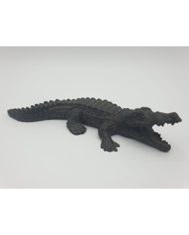 Crocodile in lost wax bronze