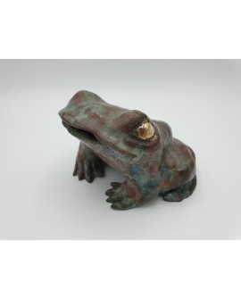 Frog in lost wax bronze