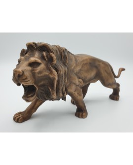 Lion in lost wax bronze