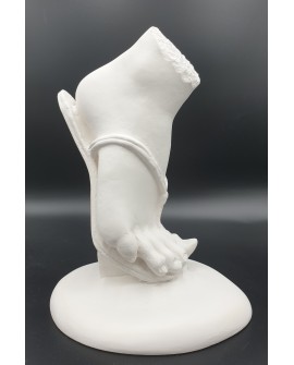 Praxilla-piede destro in gesso