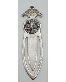 Christmas bookmark in silver plated alloy decoration NT1