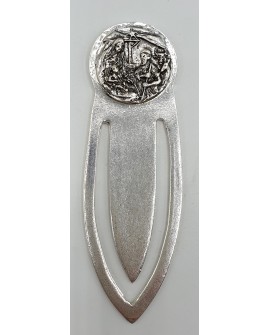 Christmas bookmark in silver plated alloy  NT2