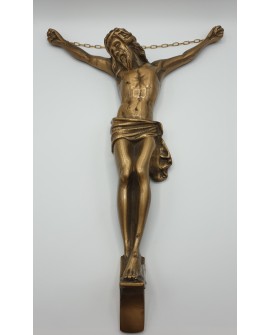 Crucifix in lost wax casted bronze  CR5