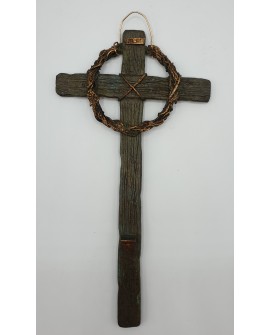 Croce in bronzo fuso a cera persa CR6