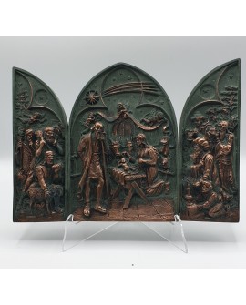 Triptych of the Nativity in alloy TR1